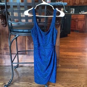 NWT Francescas sparky navy dress